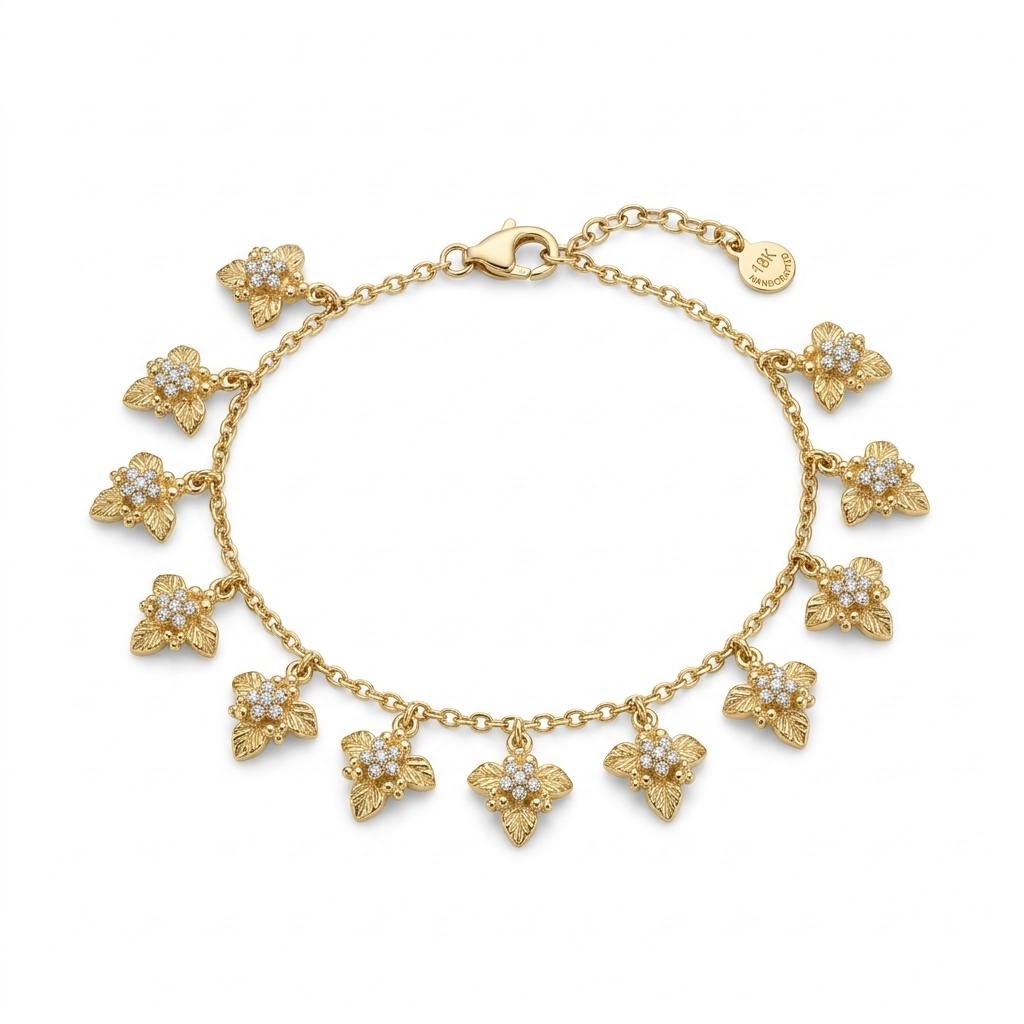 Dangling Bunchberry Bracelet (S)