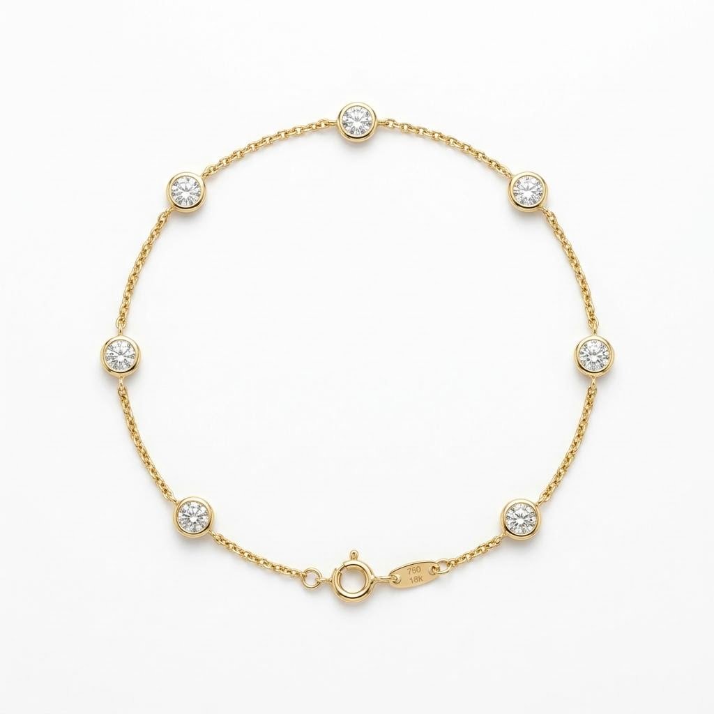 Diamond by the Yard Bracelet (Medium)