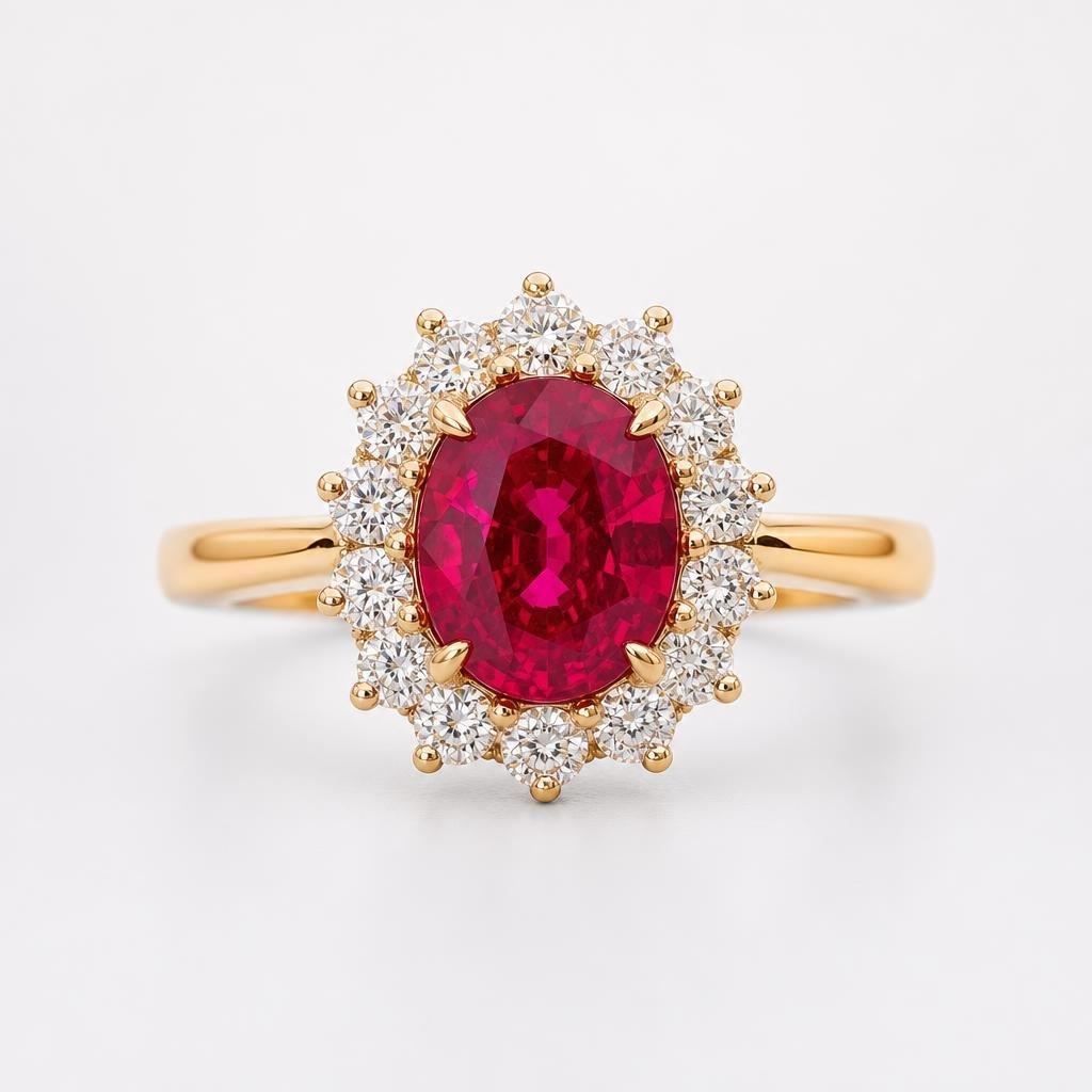 Classic Diana Ruby Ring