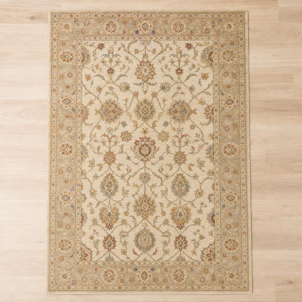 Blanched Almond Ziegler Rug 4' 3 x 6'